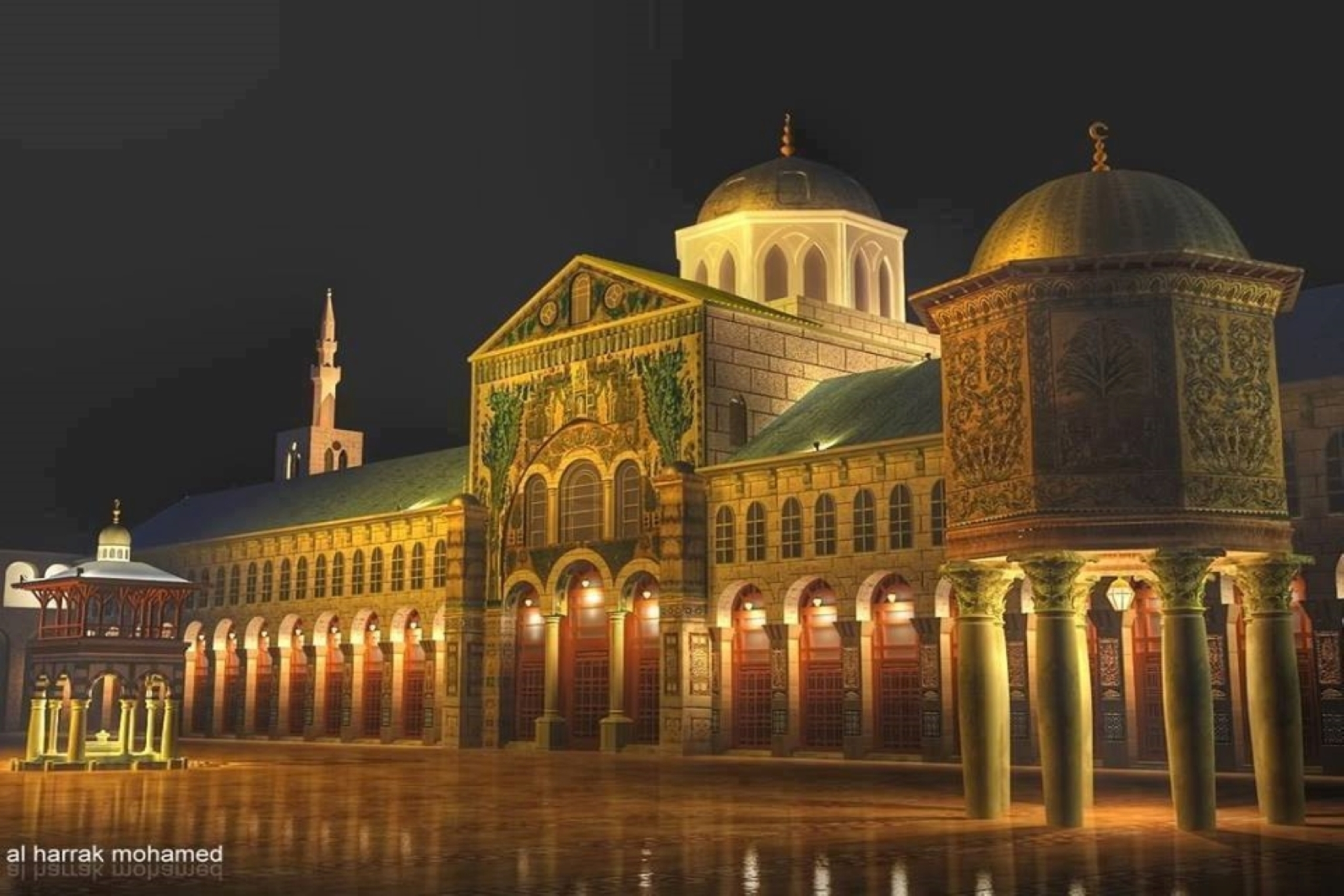 Siria antes conflicto Damasco Mezquita