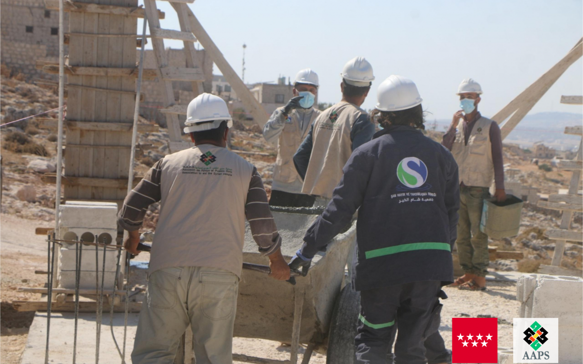 Nuestro gran sueño, La Escuela Amal/Esperanza, ya está en construcción en Siria