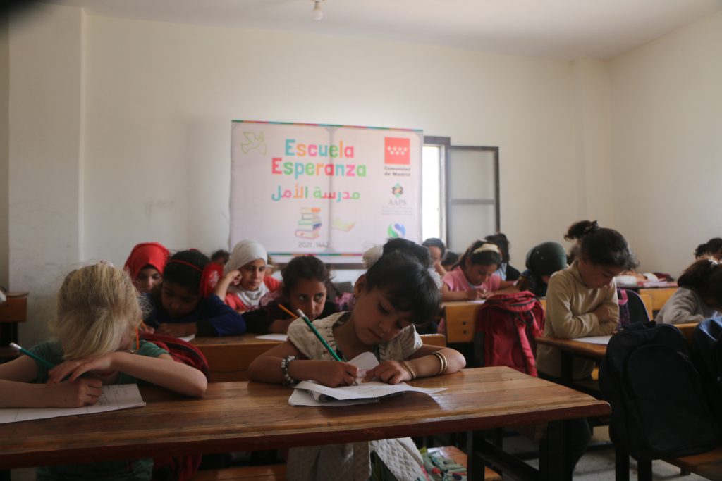 Escuela Esperanza realizada por la AAPS  para la educación infantil
