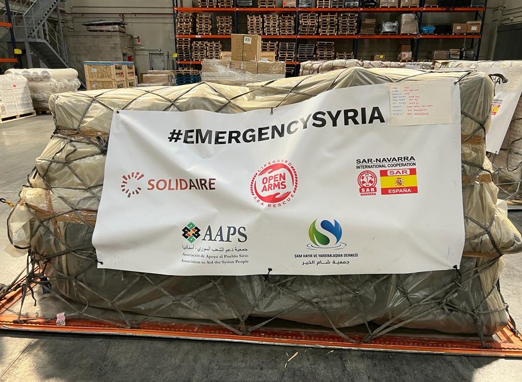 Llega la primera Ayuda Humanitaria a Siria