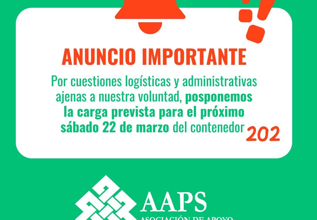 📢 Información importante 📢